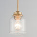 Acadia 1 Light 5 inch Heritage Single Pendant Ceiling Light