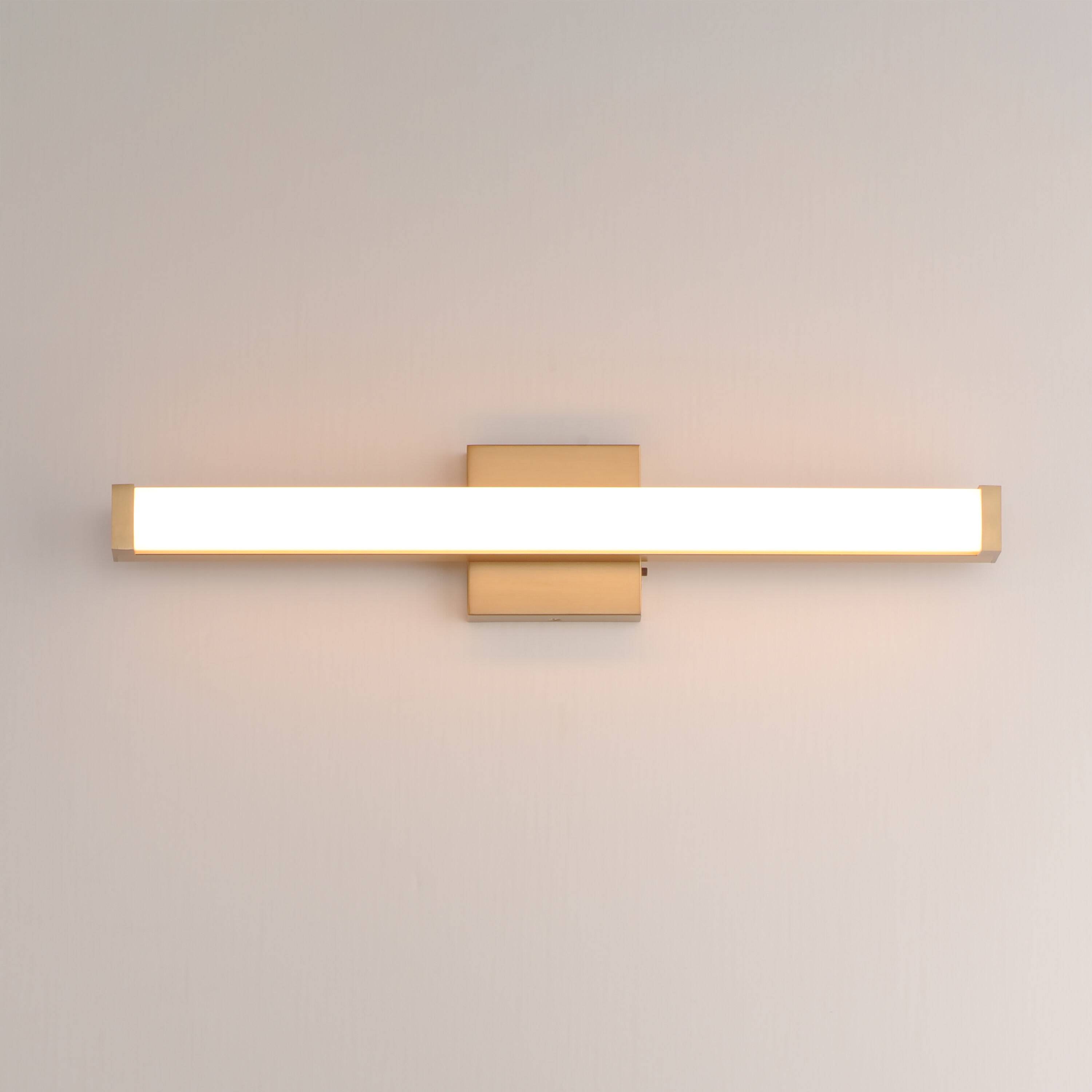 Spec 5CCT LED 24 inch Natural Aged Brass Bath Vanity Light Wall Light