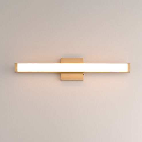 Spec 5CCT LED 24 inch Natural Aged Brass Bath Vanity Light Wall Light