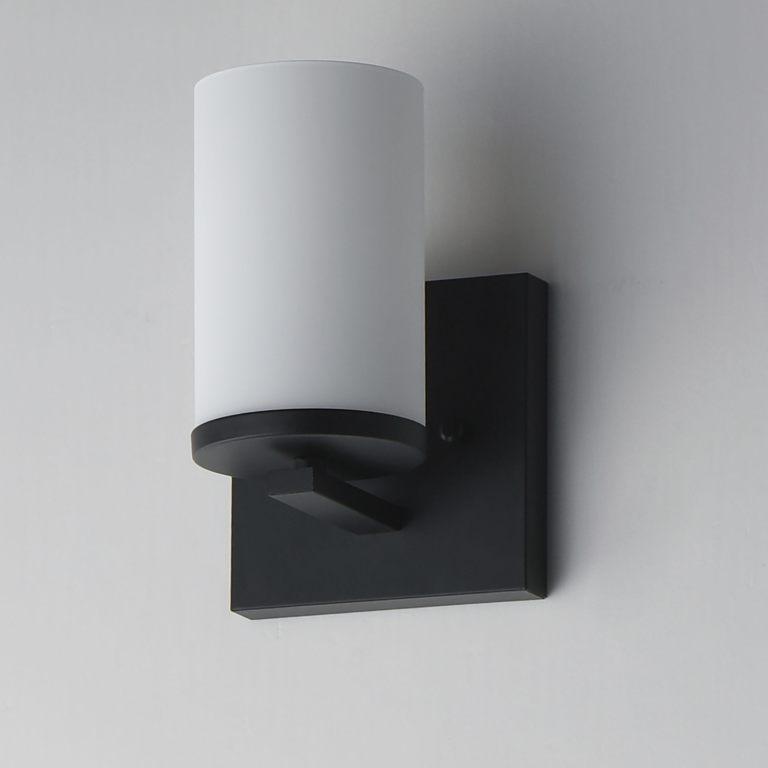 Lateral 1 Light 5 inch Black Wall Sconce Wall Light in Satin White