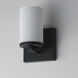 Lateral 1 Light 5 inch Black Wall Sconce Wall Light in Satin White