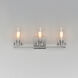 Pinn 3 Light 21 inch Satin Nickel Bath Vanity Wall Light