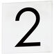 Address White Square Tile