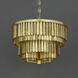 Regalia 7 Light 24 inch Gold Leaf Chandelier Ceiling Light
