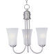 Logan 3 Light 17 inch Satin Nickel Single-Tier Chandelier Ceiling Light