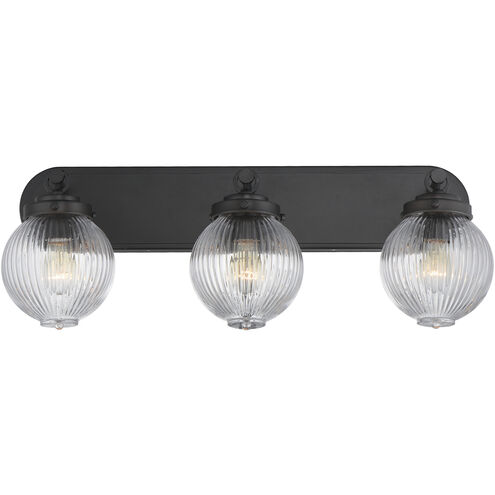 Kasbah 3 Light 25.5 inch Oil Rubbed Bronze Bath Vanity Wall Light