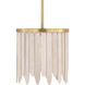 Marimba 1 Light 12 inch Weathered White Single Pendant Ceiling Light