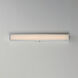 Edge LED 24 inch Polished Chrome Bath Vanity Light Wall Light