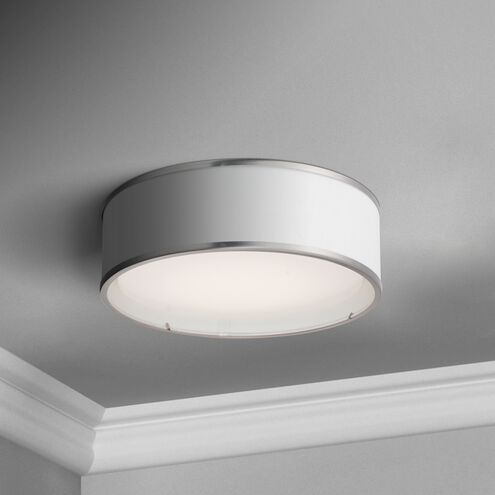 Prime LED 16 inch Satin Nickel Flush Mount Ceiling Light