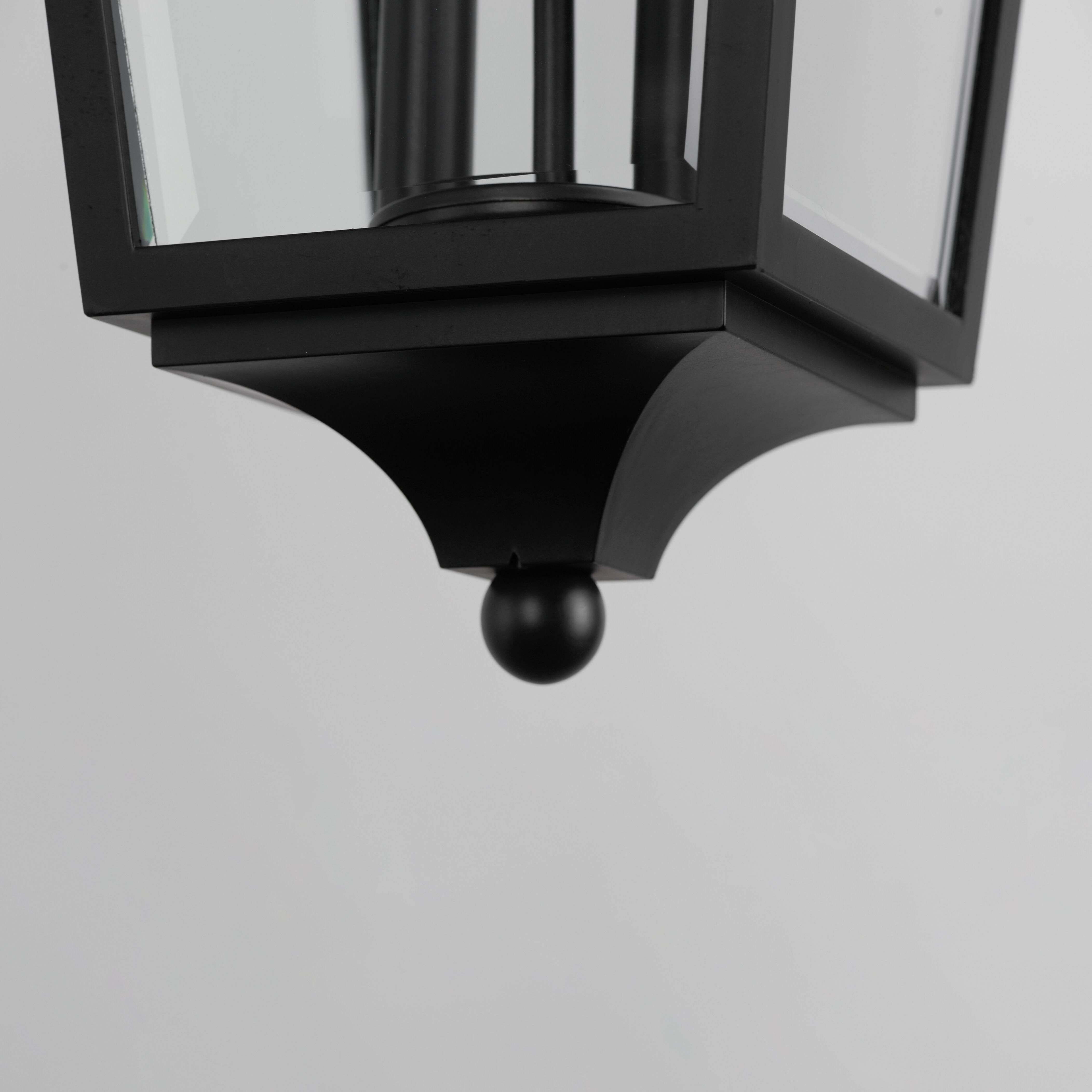 Sutton Place VX 2 Light 10 inch Black Outdoor Pendant