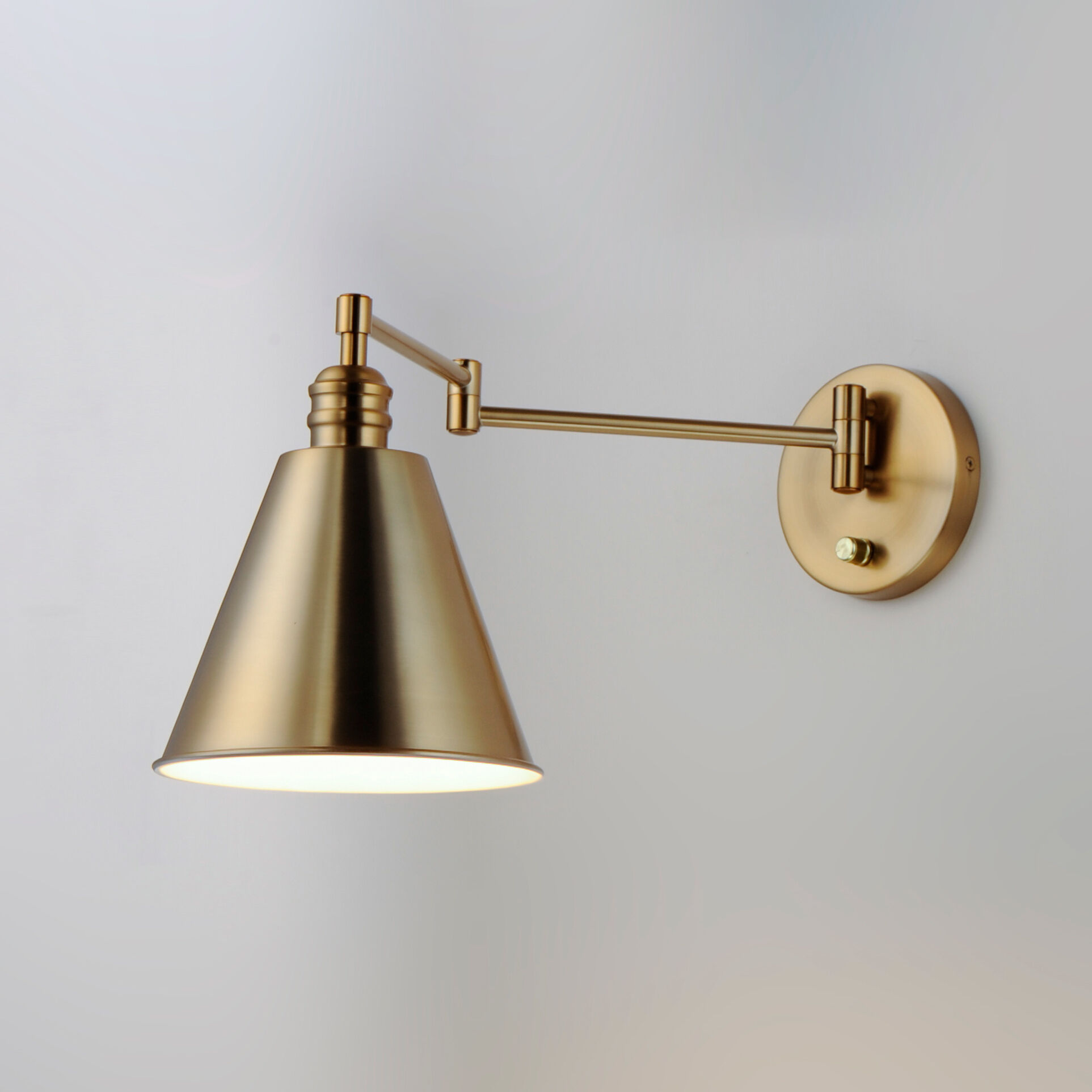 Maxim 12220HR Library 1 Light 8 inch Heritage Wall Sconce Wall Light