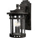 Santa Barbara DC 3 Light 20 inch Sienna Outdoor Wall Mount