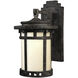 Santa Barbara Dark Sky 1 Light 16 inch Sienna Outdoor Wall Mount
