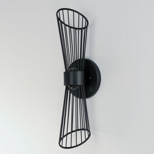 Zeta LED 5 inch Black Wall Sconce Wall Light