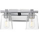 Cubos 2 Light 14 inch Polished Chrome Wall Sconce Wall Light