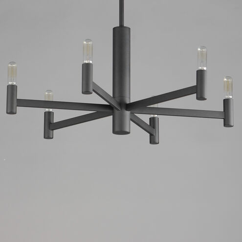 Emana 6 Light 25.5 inch Black Chandelier Ceiling Light