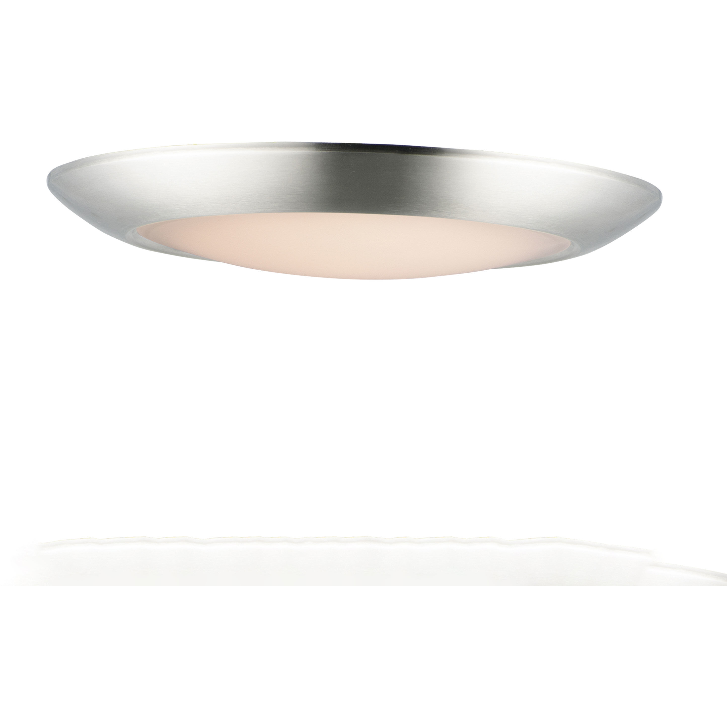 Diverse LED 13 inch Satin Nickel Flush Mount Ceiling Light