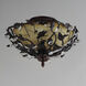 Elegante 3 Light 16.5 inch Oil Rubbed Bronze Semi-Flush Mount Ceiling Light