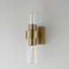 Livingston 2 Light 5 inch Natural Aged Brass Wall Sconce Wall Light