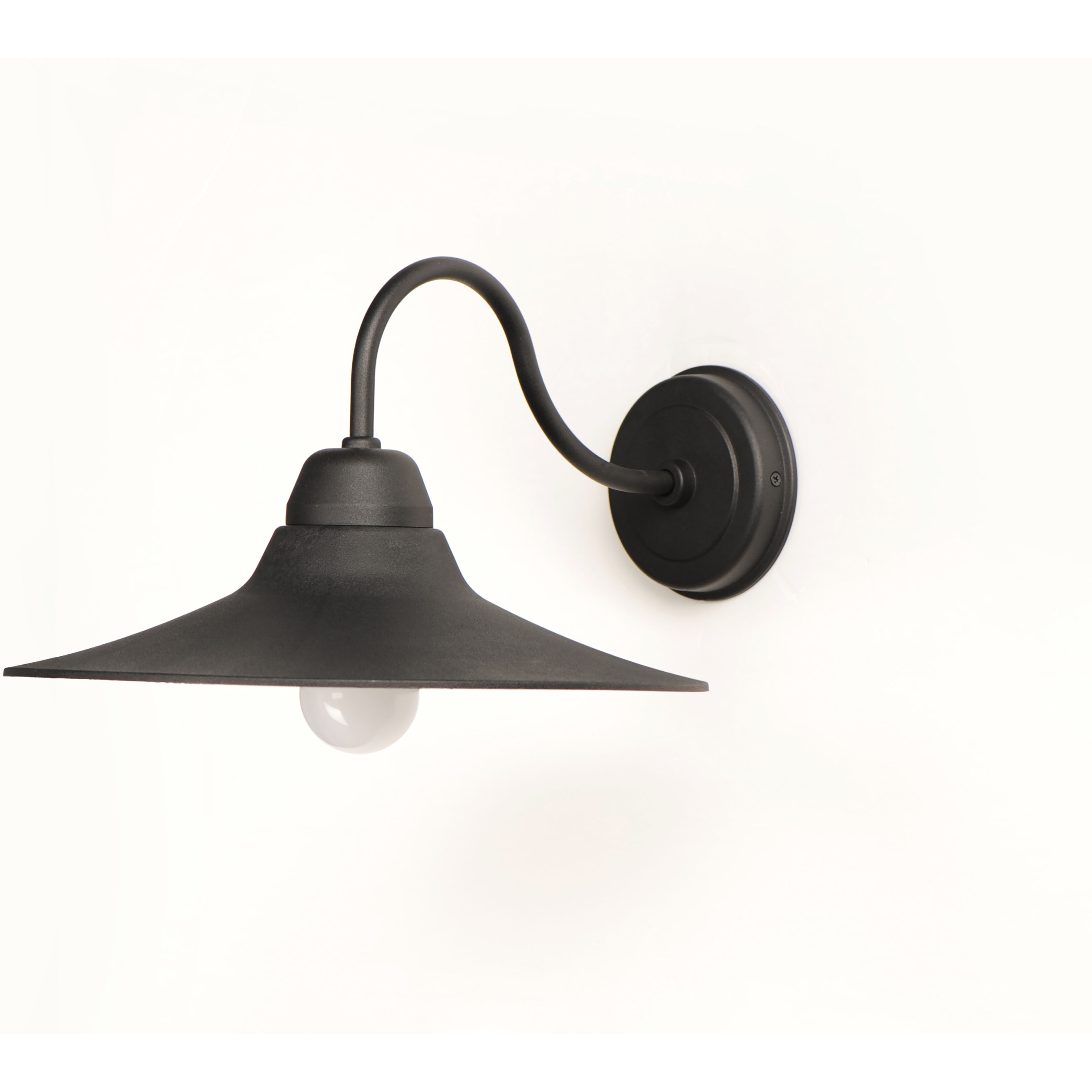 Dockside 1 Light 9 inch Black Outdoor Wall Mount
