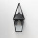 Bavaria 1 Light 18 inch Black Outdoor Wall Mount