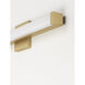 Spec Vanity LED 30 inch Gold Bath Vanity Wall Light