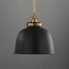 Hollis 1 Light 12 inch Natural Aged Brass Single Pendant Ceiling Light