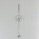 Vela 1 Light 5 inch Satin Nickel Wall Sconce Wall Light