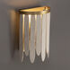 Marimba 1 Light 5 inch Weathered White Wall Sconce Wall Light