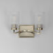 Rigata 2 Light 13.75 inch Satin Champagne Bath Vanity Wall Light