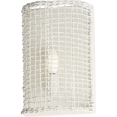 Cestino 1 Light 8.25 inch Weathered White Wall Sconce Wall Light