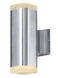 Lightray LED LED 10 inch Brushed Aluminum Outdoor Wall Sconce