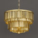 Regalia 7 Light 24 inch Gold Leaf Chandelier Ceiling Light