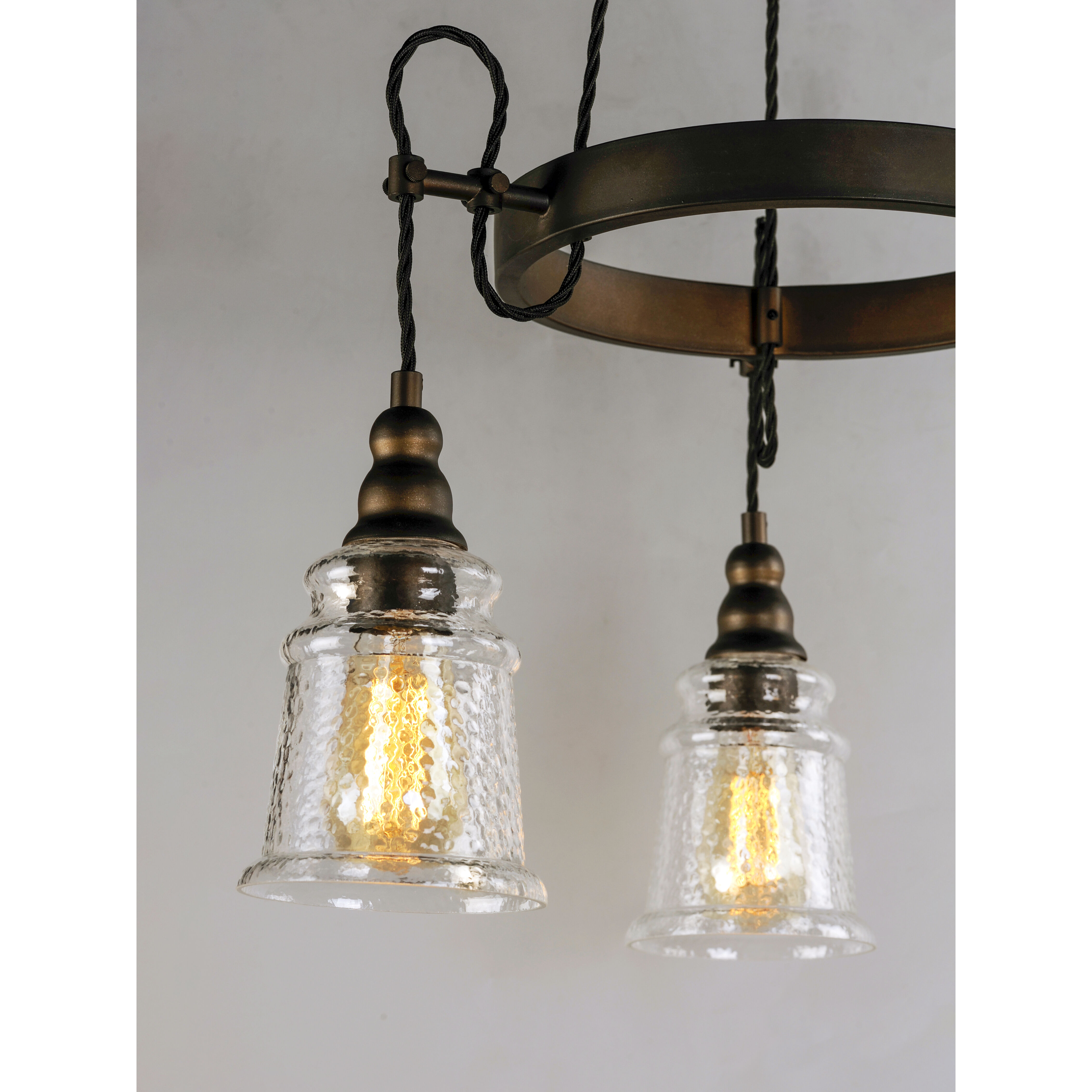 Revival 3 Light 23 inch Oil Rubbed Bronze Chandelier Ceiling Light