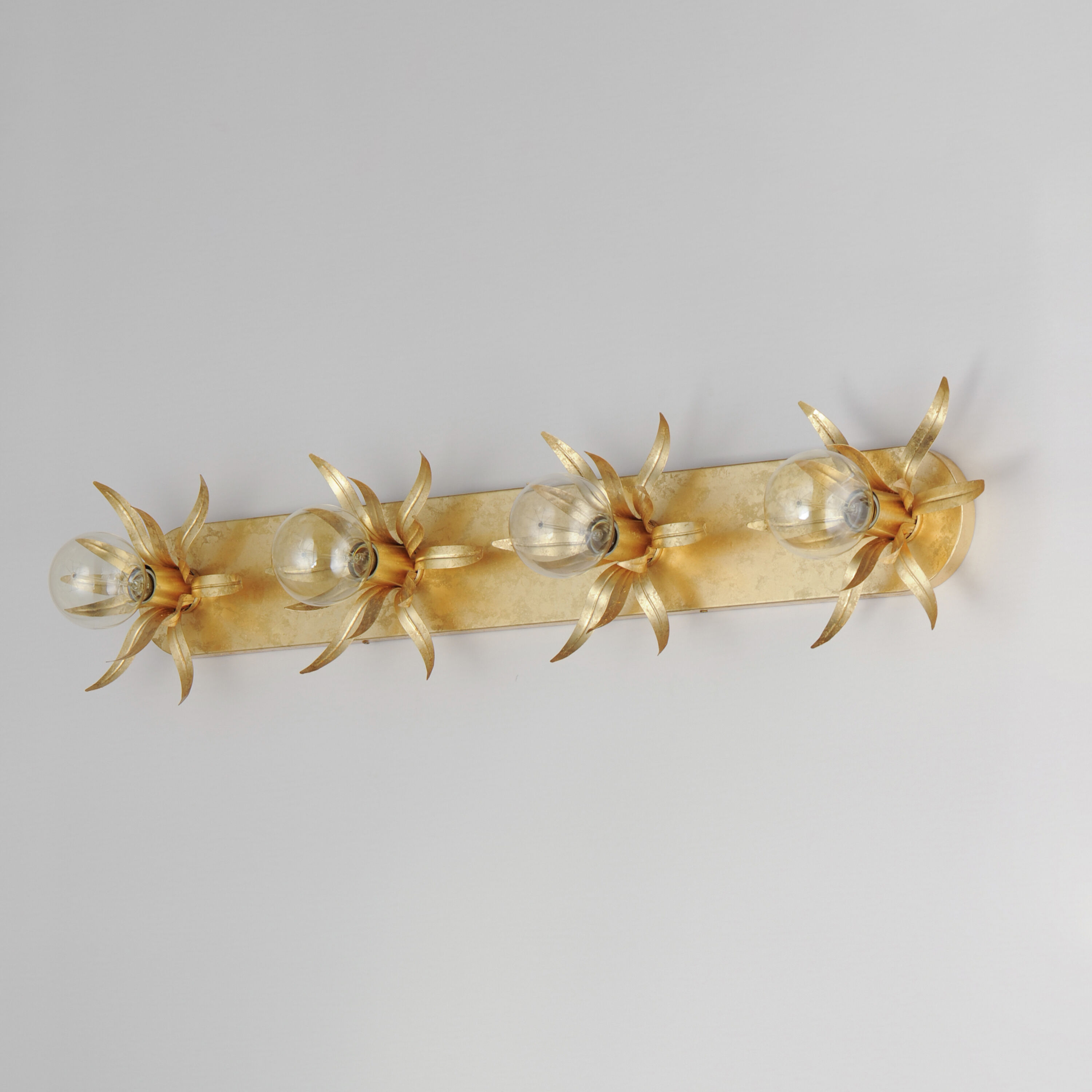 Paloma Bath Vanity Wall Light in Gold Leaf