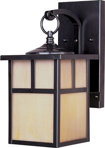 Coldwater 1 Light 12 inch Burnished Outdoor Wall Mount in Honey