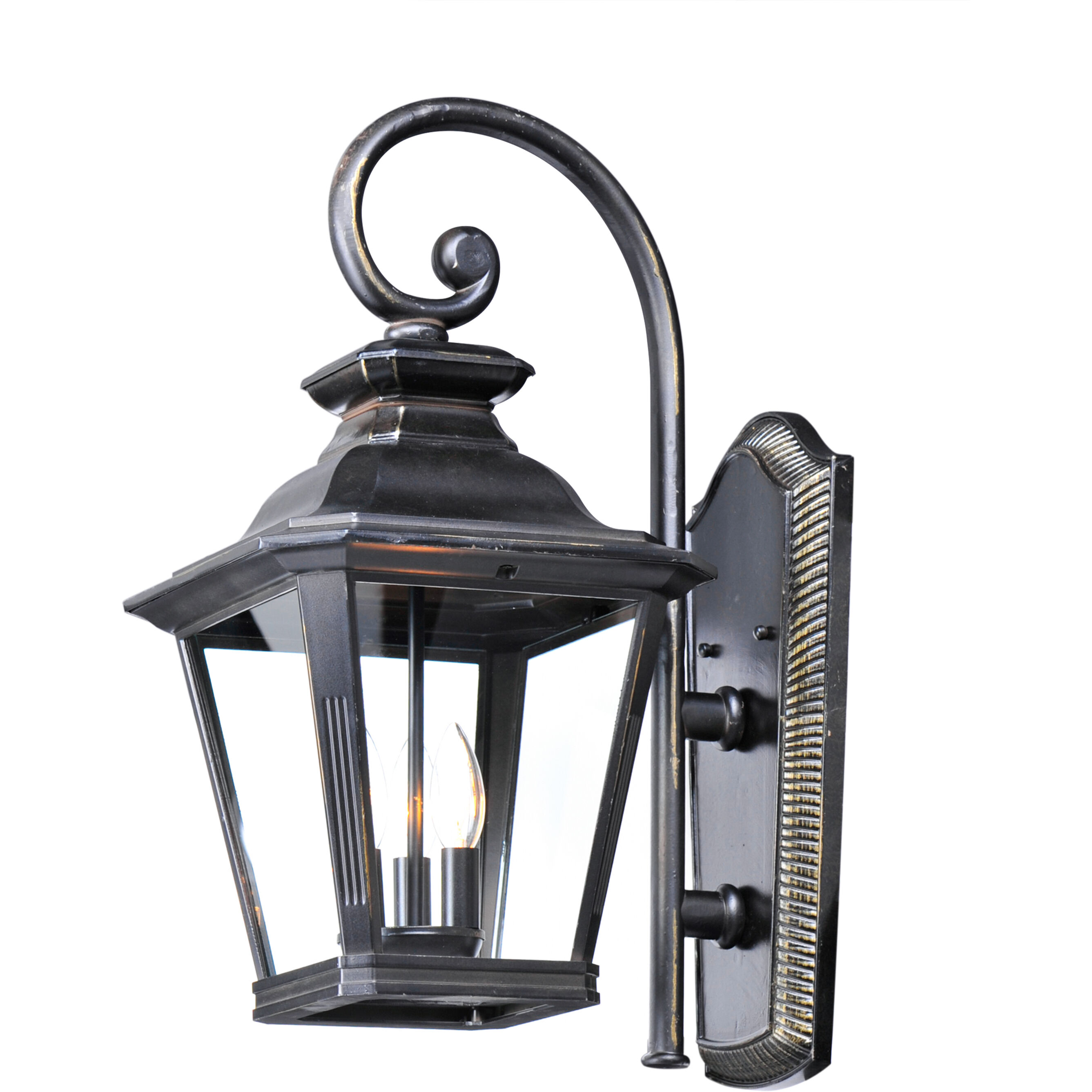 Knoxville 3 Light 23 inch Bronze Outdoor Wall Sconce