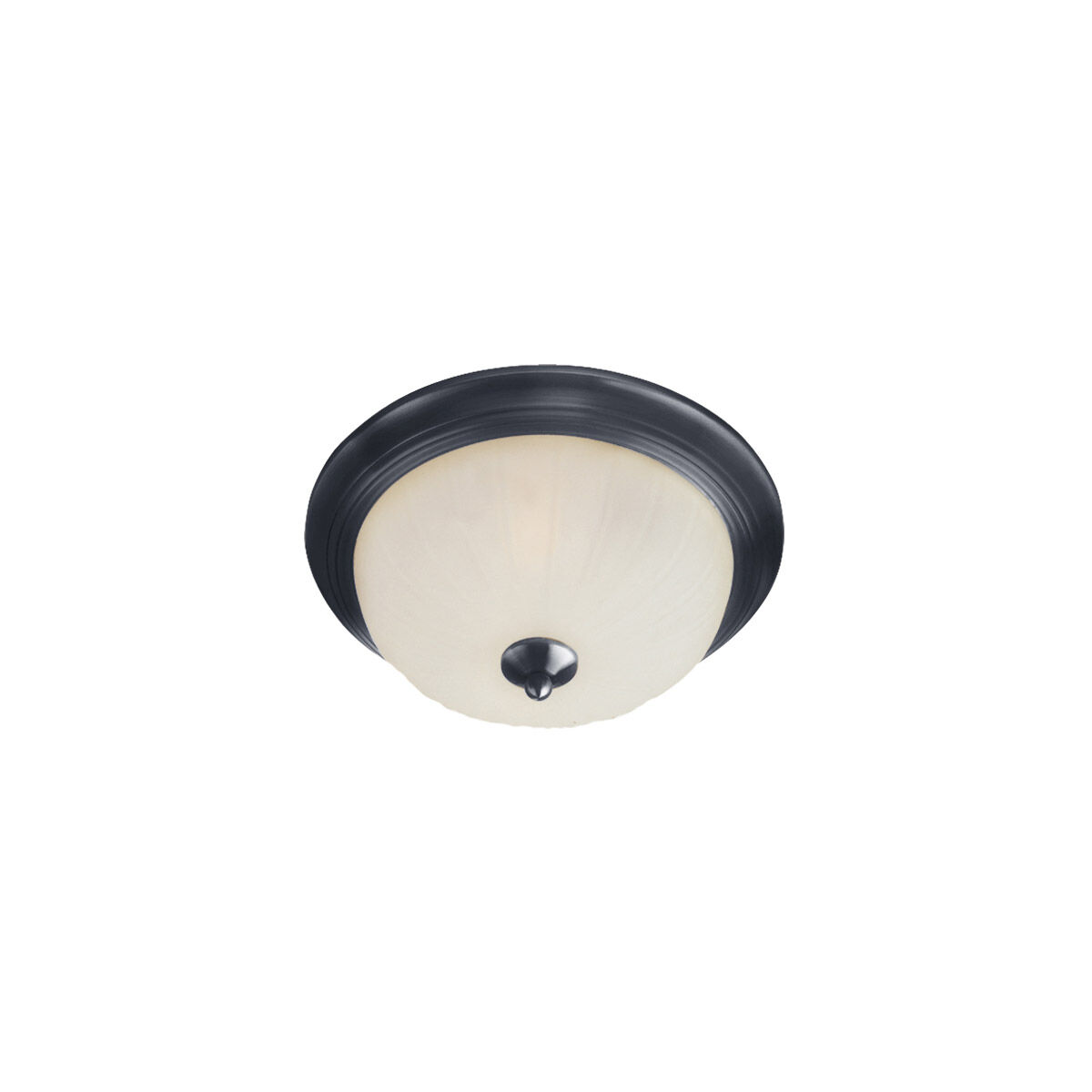 Essentials 583x 3 Light 16 inch Black Flush Mount Ceiling Light