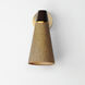 Sumatra 1 Light 6.5 inch Natural Aged Brass Wall Sconce Wall Light