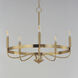 Frankie 5 Light 26 inch Heritage Single-Tier Chandelier Ceiling Light