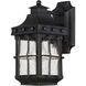 Nantucket 1 Light 13 inch Country Forge Outdoor Wall Mount