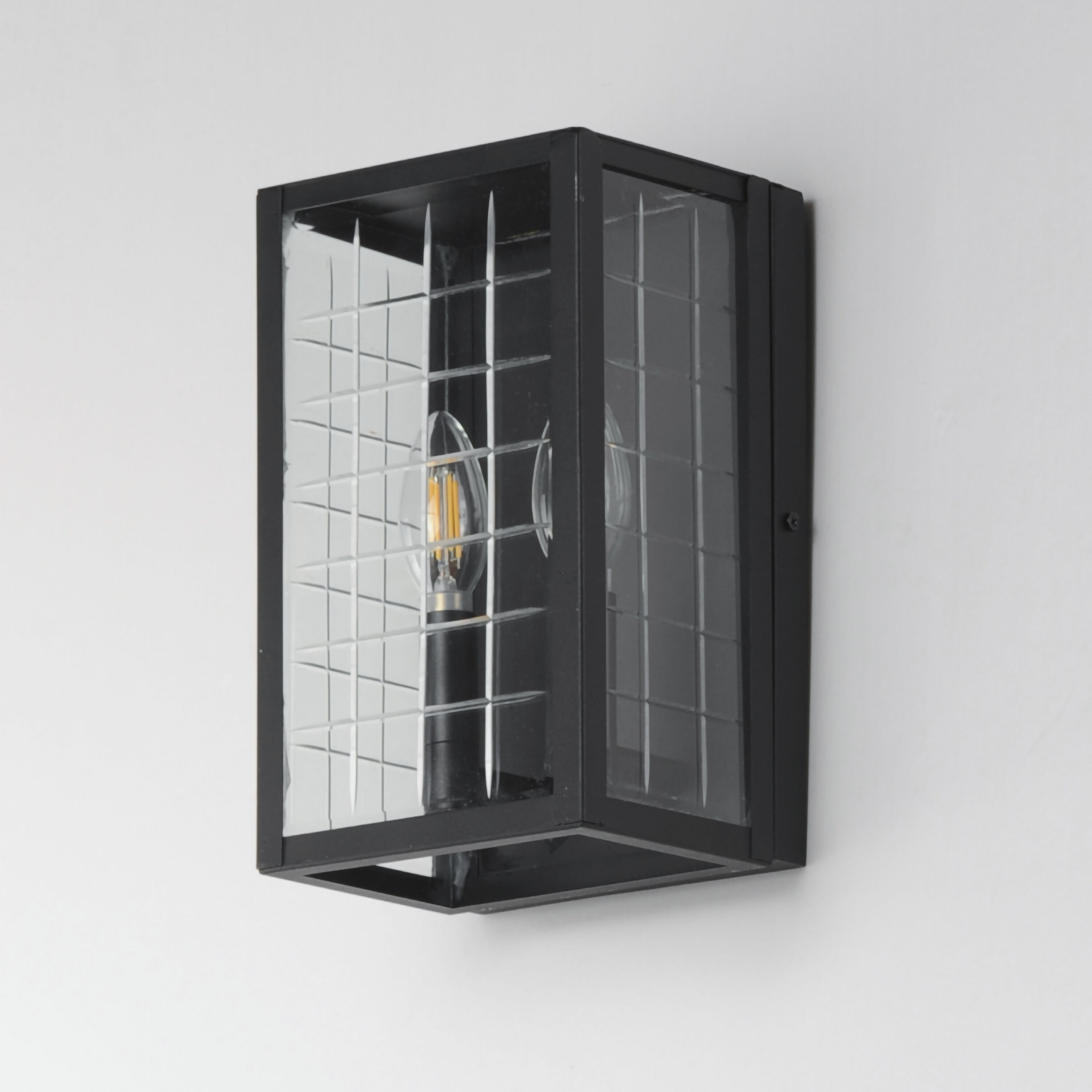 Magnus 2 Light 10.5 inch Black Outdoor Wall Mount