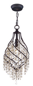 Twirl 1 Light 8 inch Oil Rubbed Bronze Single Pendant Ceiling Light in Cognac