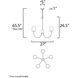 Shelter 5 Light 27 inch Satin Nickel Chandelier Ceiling Light