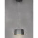 Honeycomb LED 9 inch Black and Gold Mini Pendant Ceiling Light