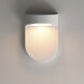 Ledge LED 7 inch White Outdoor Wall Mount