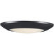 Diverse LED 6 inch Black Flush Mount Ceiling Light