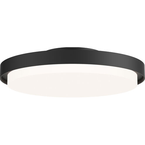 Float LED 11.5 inch Black Flush Mount Ceiling Light