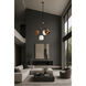 Akimbo LED 21.75 inch Dark Bronze and Antique Brass Multi-Light Pendant Ceiling Light