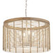 Vannerie 4 Light 20 inch Ecru Single Pendant Ceiling Light